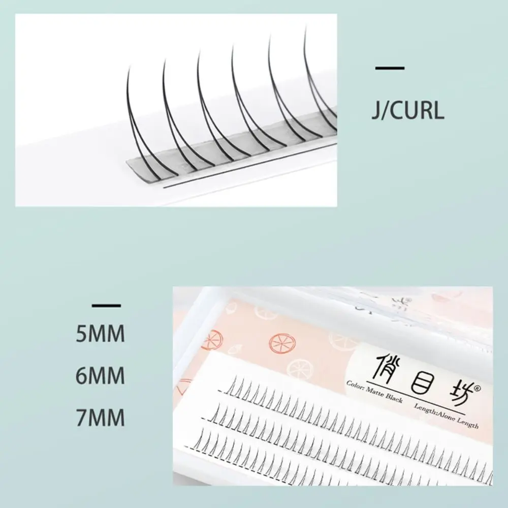 Pestañas postizas, herramientas de maquillaje de ojos, pestañas inferiores en forma de V, pestañas injertadas hechas a mano, nuevas