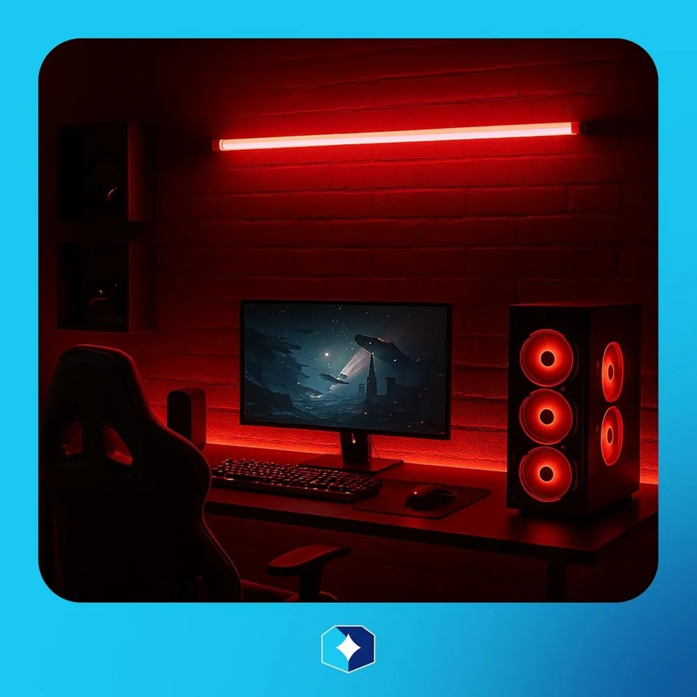 LED/Fluorescent Tube Guard with End Caps - 46-3/8 Lamp Diffuser and Safety Sleeves, Red Protective Plastic for Enhanced Safety