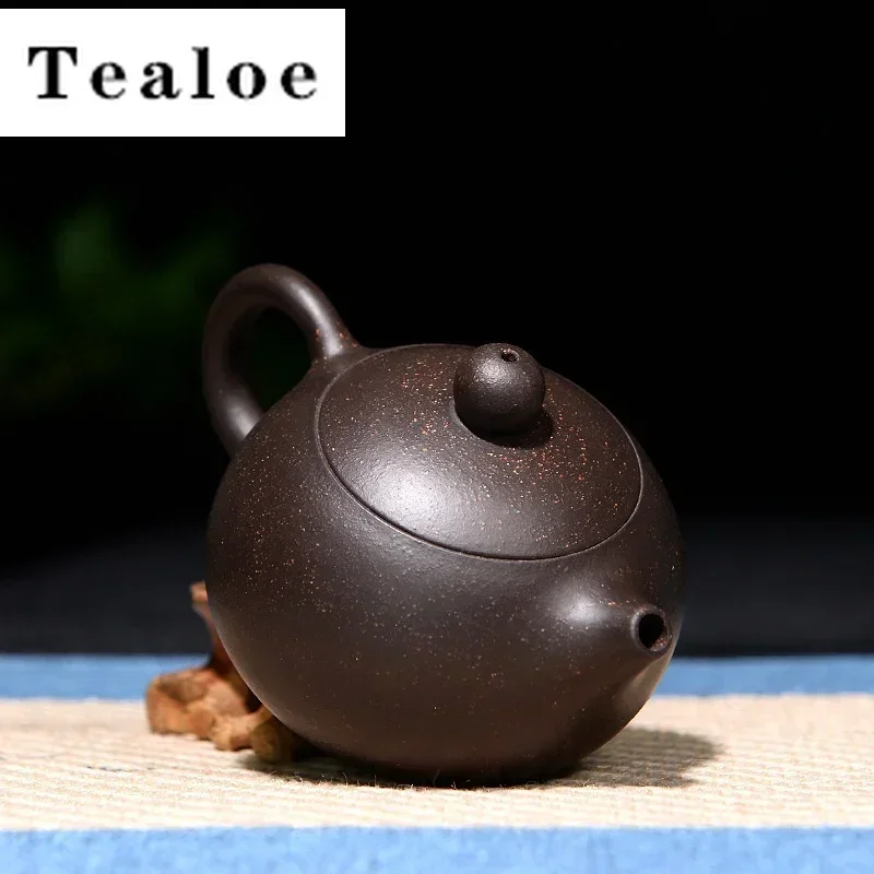 

90ML High-end Yixing Purple Clay Teapots Handmade Pot Raw Ore Black Gold Mud Kettle Chinese Zisha Tea Set for Tea Accessories