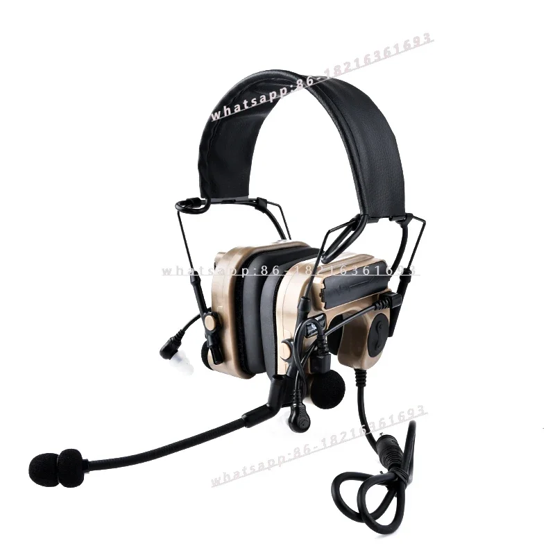 

1pcs Headset Helmet Rail C4 Tactical Communication Noise Cancellation Pickup Headset