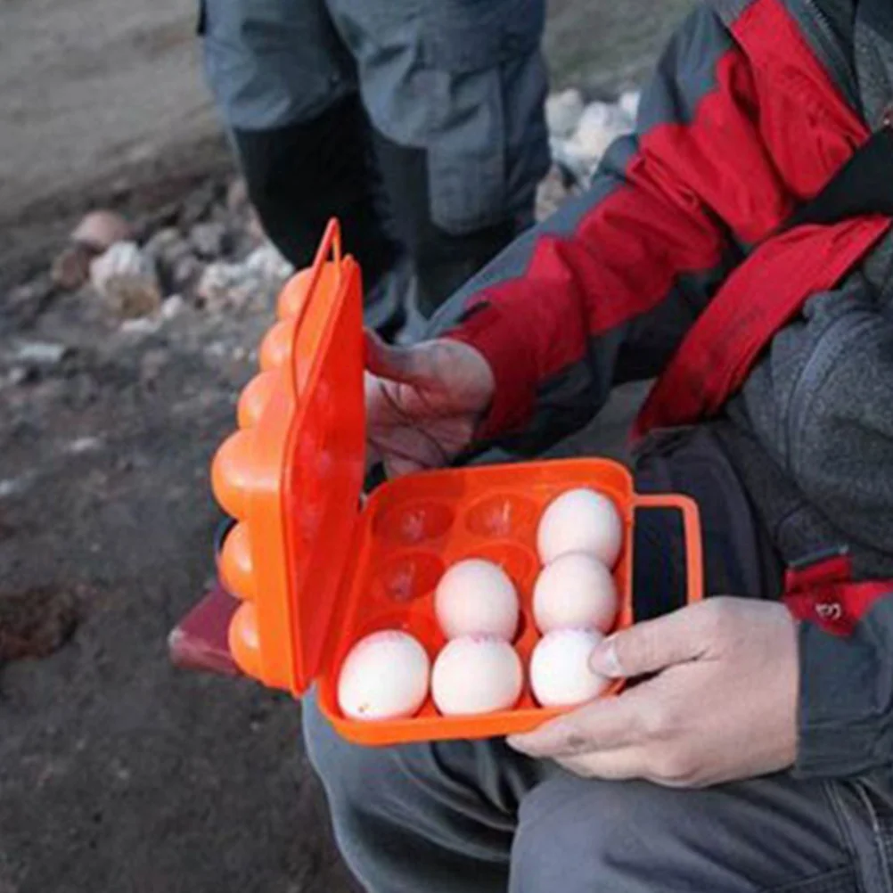 

Organizers Portable Egg Carton Holder Clear Storage Drawers Container Orange Pp Travel
