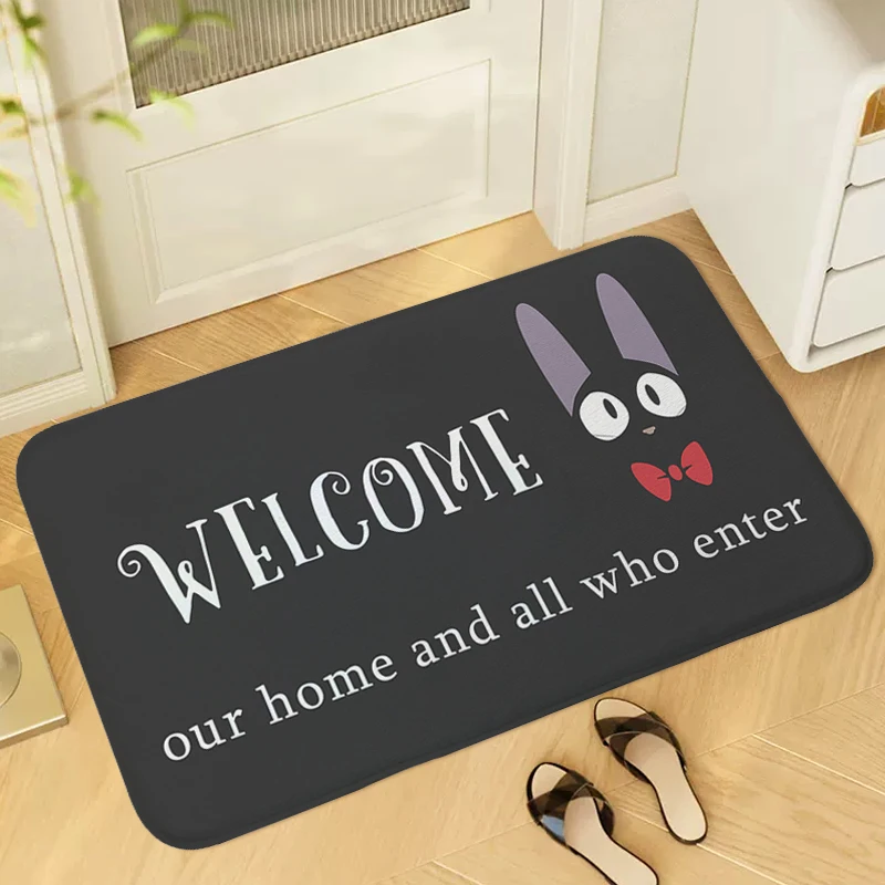 

Cute Cat Main Door Entry Mat Hallway Custom Doormat Bathroom Bedroom Rug Living Room Floor Carpet Anti Slip Home Decor Items