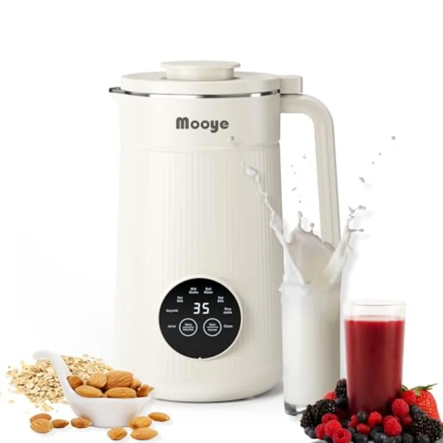 

8 in 1 Nut Milk Maker Machine 35oz 1L Automatic Soy Bean Milk Maker with 10 Blades Homemade Almond/Oat/Nut/Juice Plant-Based Mi