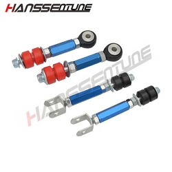 Hanssentune 4X4 Car Adjustable Anti-roll Sway Bar Front & Rear Stabilizer End Link Kit For LC100