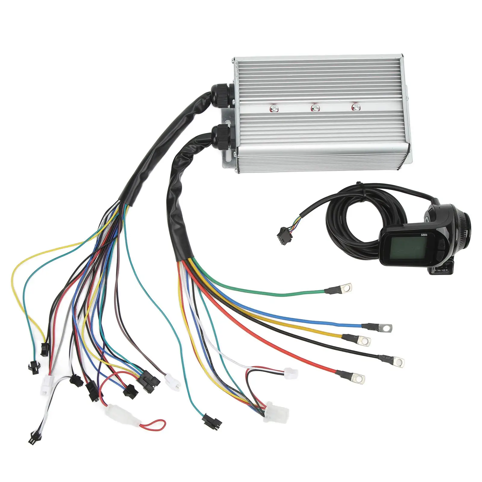 

36V48V60V 1500W Brushless Motor Controller Kit with S886/S866 LCD Display for Electric Bikes Scooters E-bike Parts