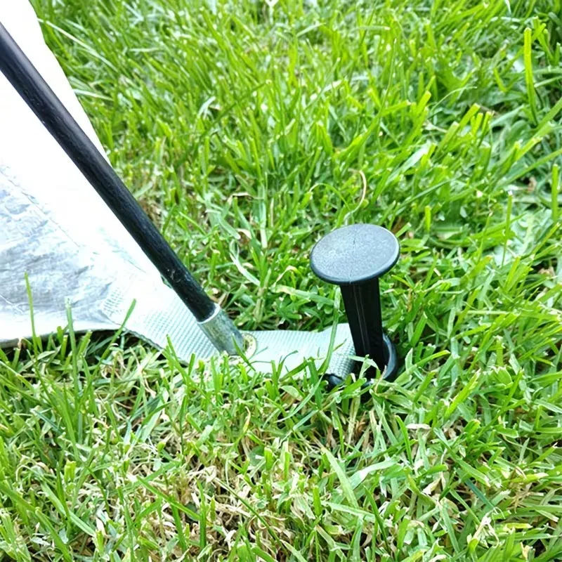 12pcs Garden Plastic Stakes Shade Nets Weed Barrier Fabrics Secure Stakes For Orchards Orchards Greenhouses Garden Accessories - Detail 1
