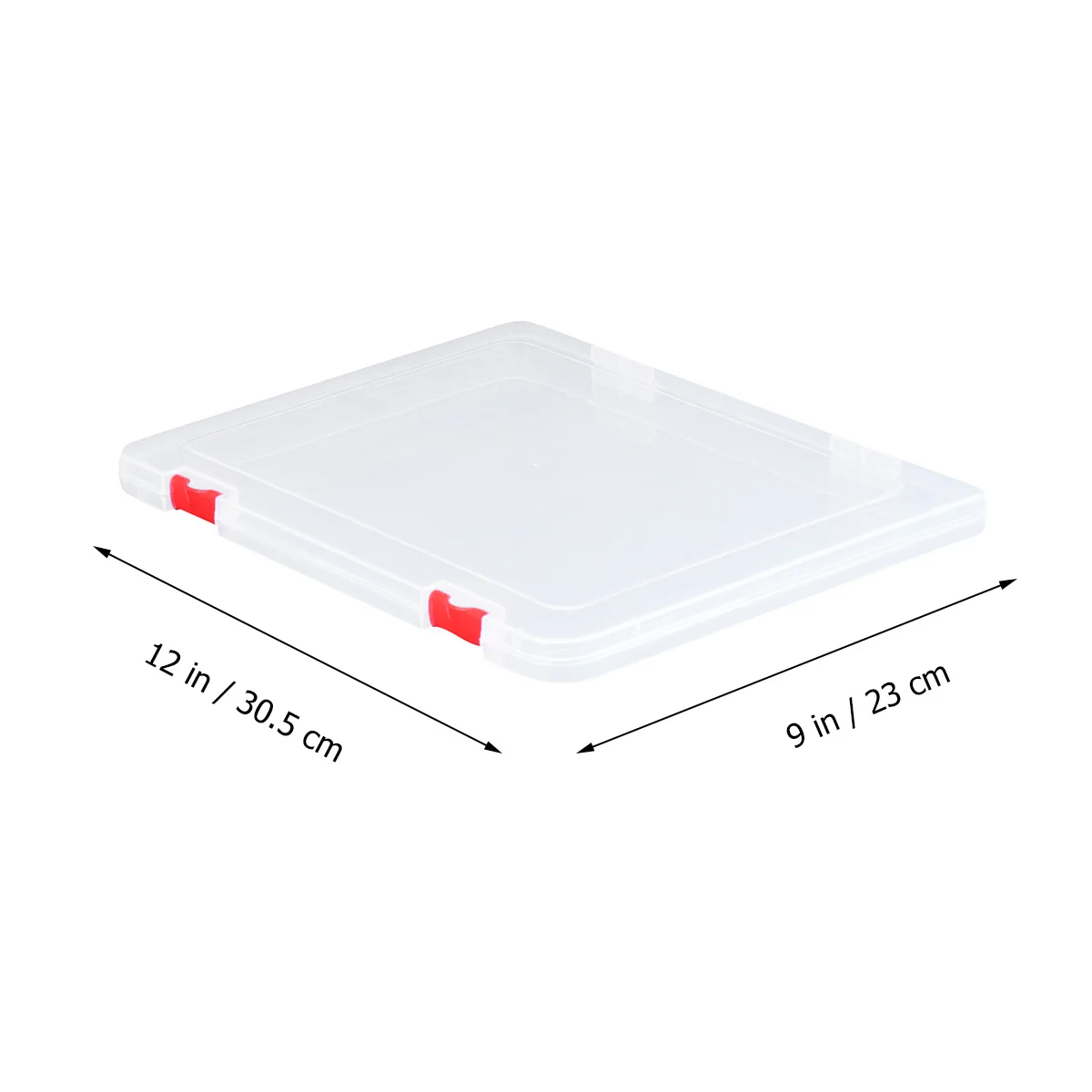 

1pc File Storage Box Pp Material Desktop Organizer For Documents Sundries Home Office Red Storage Case Document Organizer