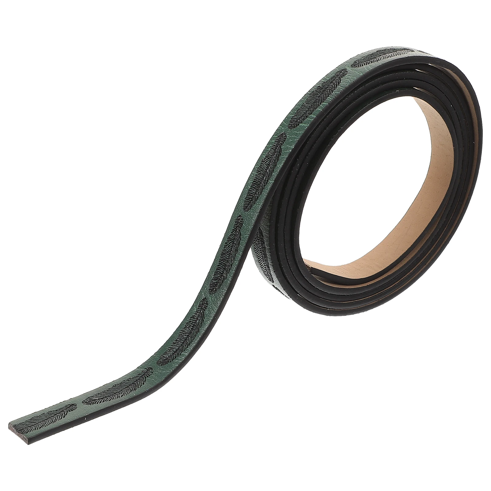 

1 Roll Diy Strips Craft Material Bracelet Watch Strap Pet Collar Bag Making Semi-Finished Cord Solid Color