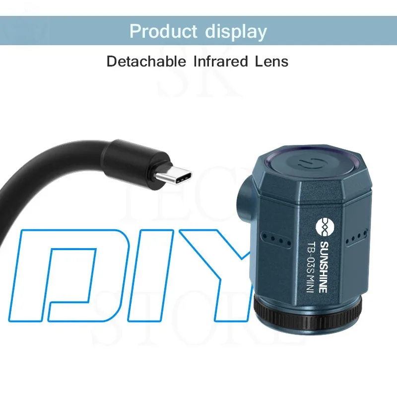 

SUNSHINE TB-03S Mini Infrared Rapid Diagnosis Instrument for PCB Circuit Board Repair 256*192 HD Thermal Imaging Tool