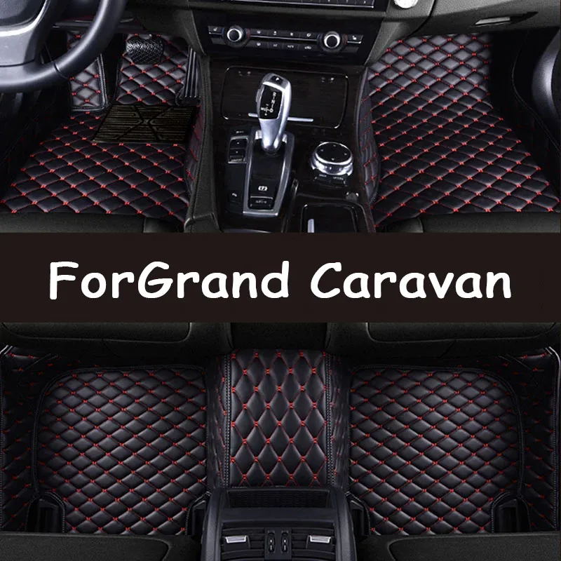 Car Mats Floor For Dodge Grand Caravan 2008~2020 7seat Waterproof Car Floor Mat Ceubre Pisos Para Autos Car Accessories Interior