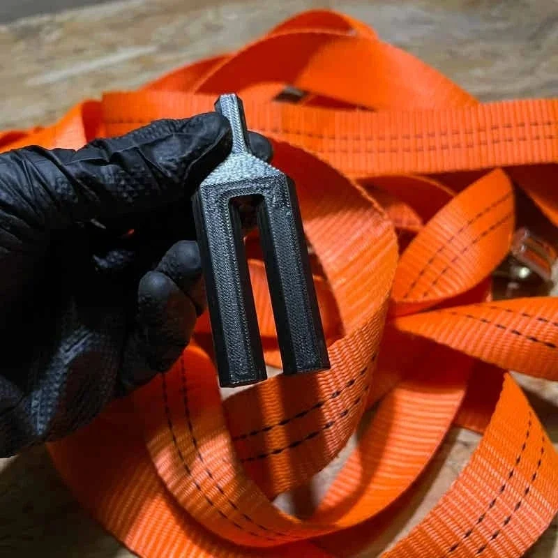 Cordless Drill Operated Plastic Strap Winder Ratchet Tie Down Belt Rewinding Tool Cargo Lashing Strap Quick Roll Attachment