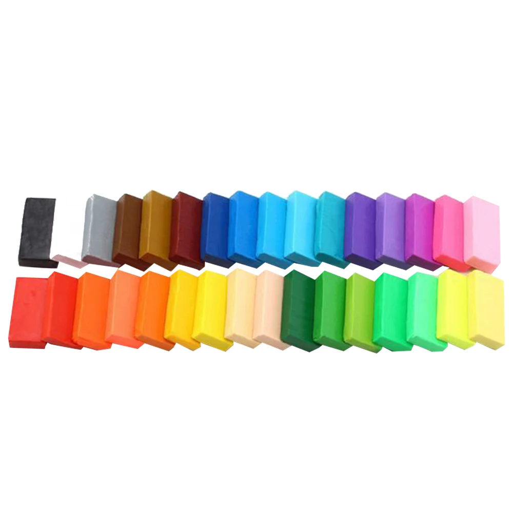 

5pcs 32 Colors Pvc Polymer Clay Block Set Soft Diy Modeling Tools For Kids Crafts Baking Art Projects Educational Gift