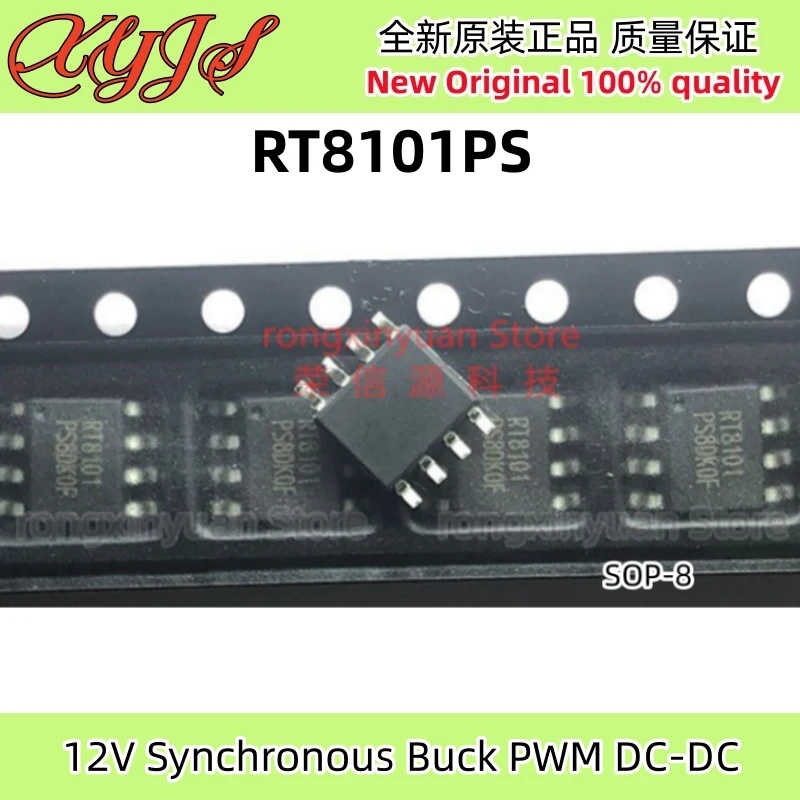 10 Pçs/lote RT8101 RT8101GSP RT8101PSP RT8101AGSP RT8101PS SOP-8 12V Buck Síncrono PWM DC-DC Original Novo 100% qualidade