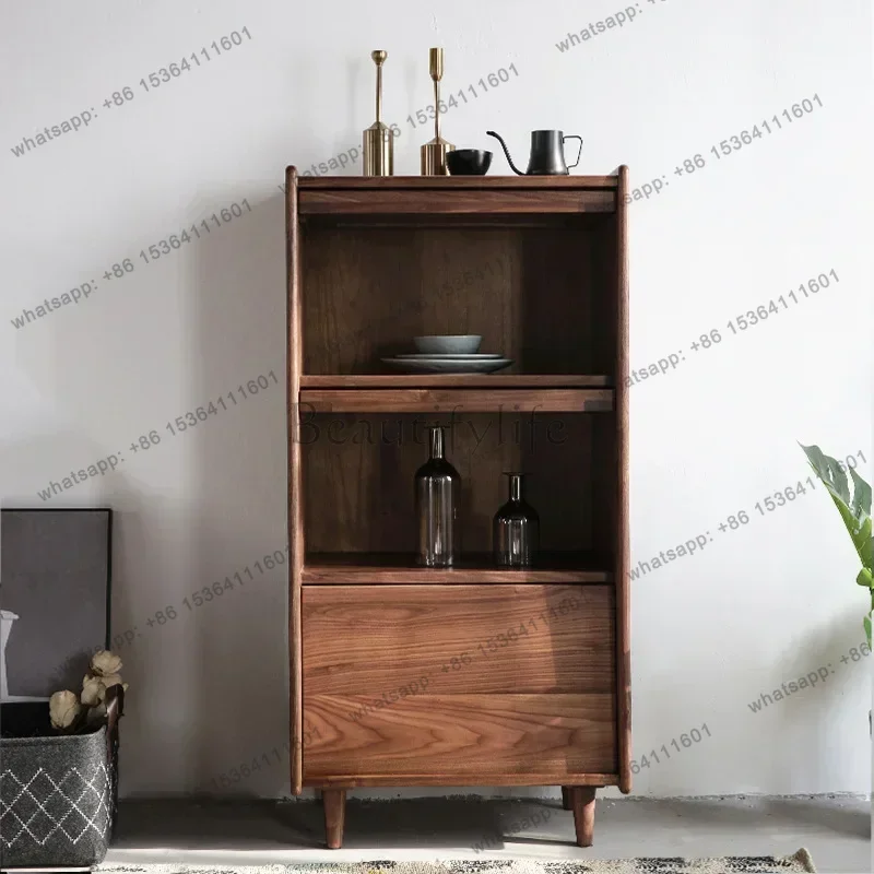 Armário Lateral Nórdico Simples, Móvel Moderno de Luxo para Sala de Jantar e Estar, Armário de Madeira Maciça para Casa, Móveis para Sala de Estar FYLC