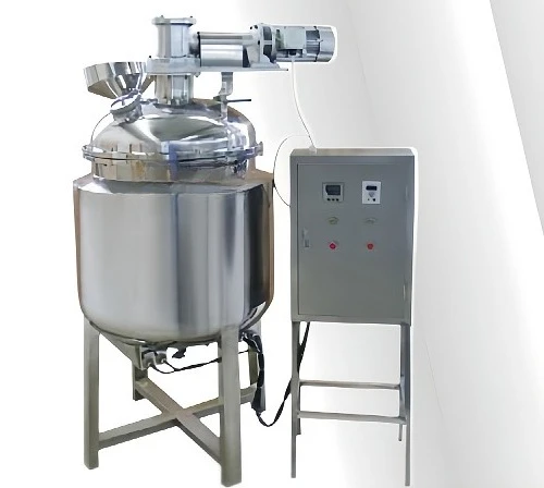 Stainless steel electric heating mixing bucket, chemical mixer reaction kettle, vacuum pressure mixing tank