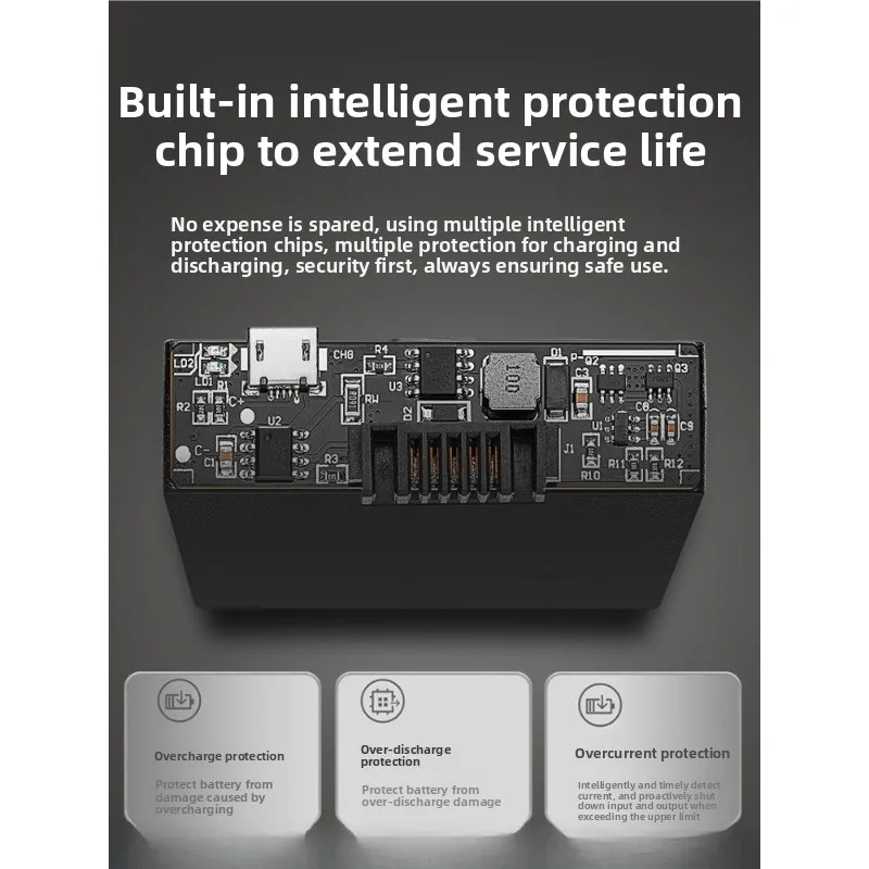 7.4V 4200/5000mAh Smart Door Lock Battery Rechargeable Lithium Polymer For Password Lock Face Fingerprint Recognition Lock