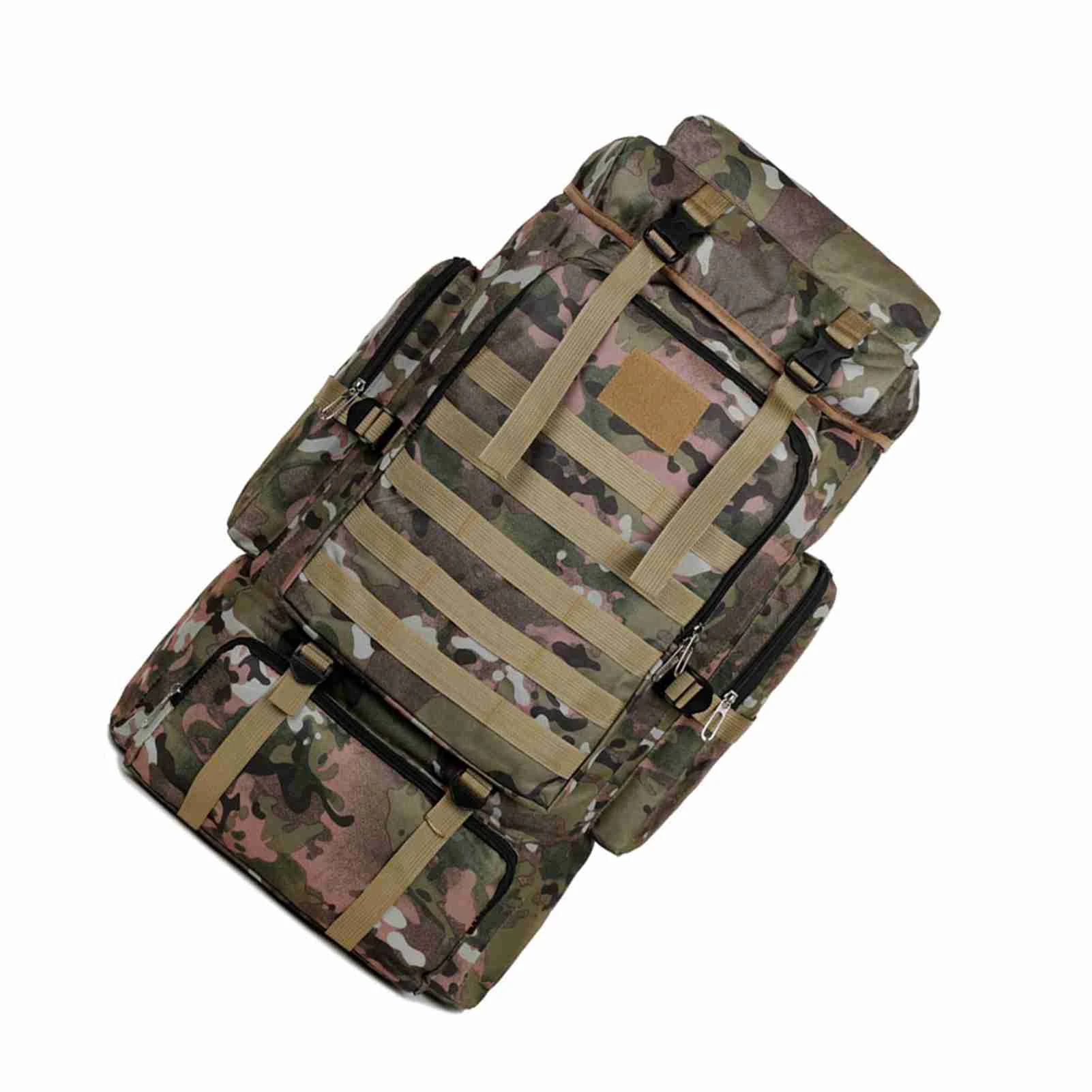 

ZK30 Large Capacity Hiking Backpack Outdoor Camping Rucksack Canvas Trekking Backpack