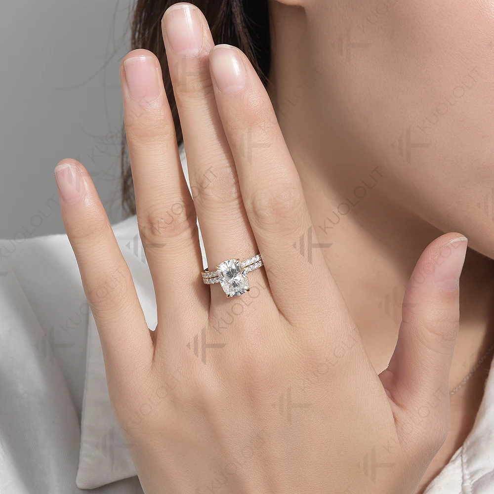 Unmarkierter Damenring mit län – Moissanite Ring Bewertung und Preis