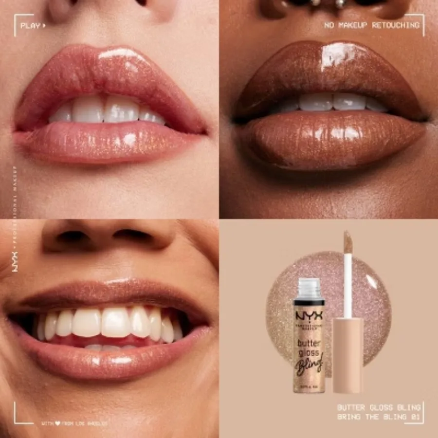 مكياج احترافي ملمع زبدة لامع غير لاصق لون الشفاه - 0.27 أونصة سائلة -