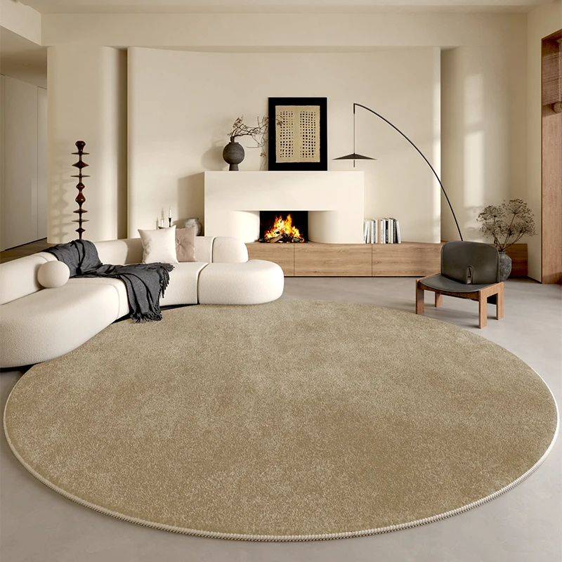 Minimalist Round Plush Rug 3