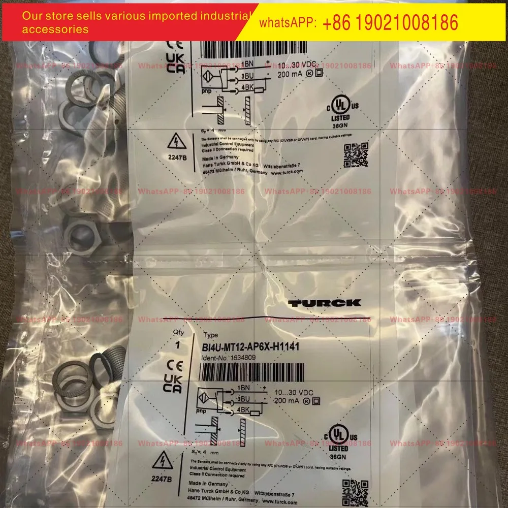 New Original Turck BI8U-MT18-AP6X-H1141 Solder Mask Inductive PNP Proximity Switch