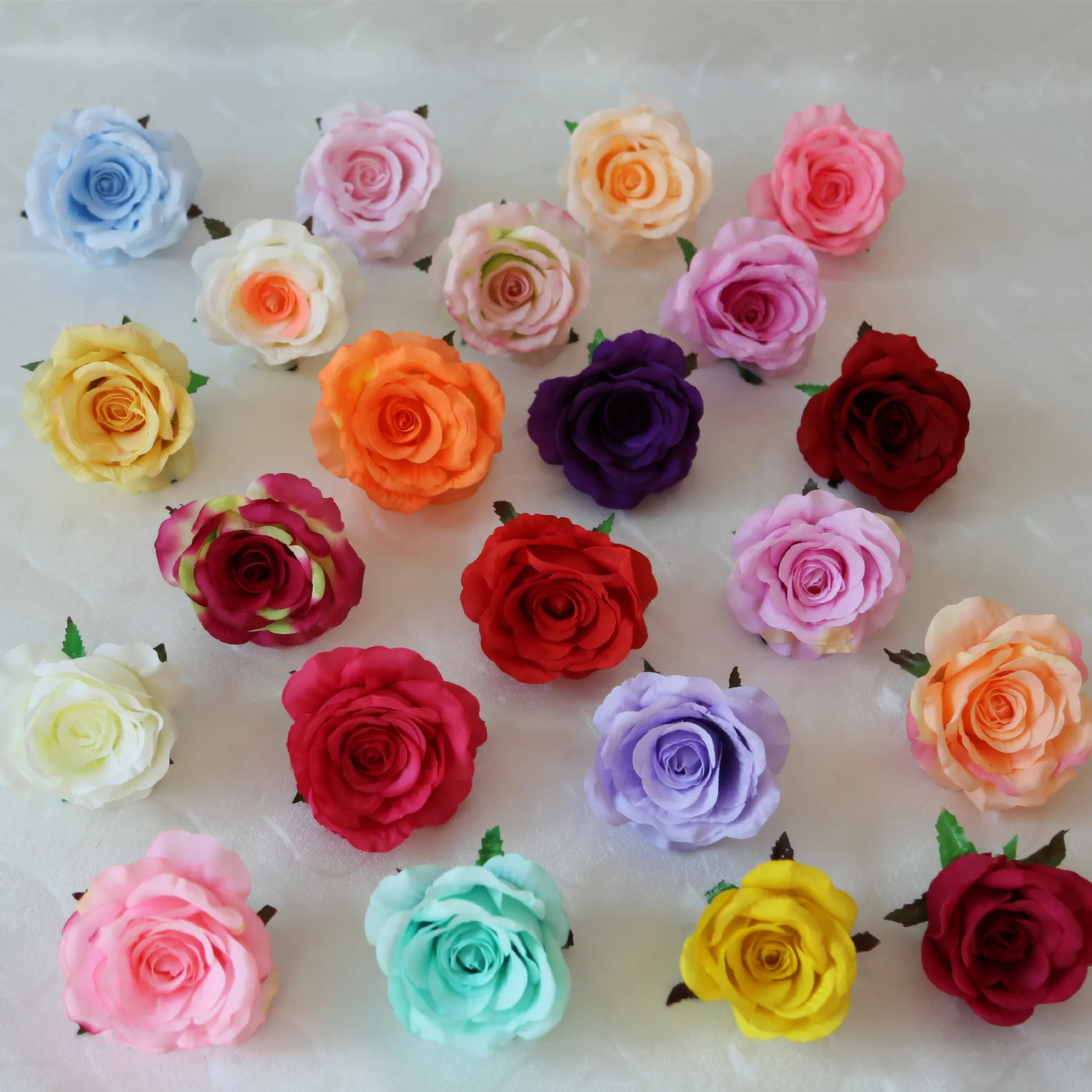 Seda Rosa Flor Cabeça, Flor Do Casamento, Fundo Da Parede, Arco Decoração, Flores Falsas Rosas, Acessórios Coroa De Natal, DIY, 10Pcs