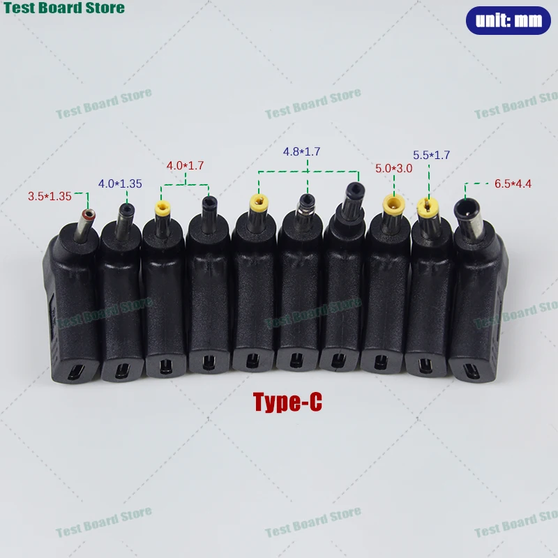 

USB Type C Laptop Power/Charging Adapter pin Connector Dc Jack Plug Converter for Lenovo Asus HP DELL Samsung Notebook Charger