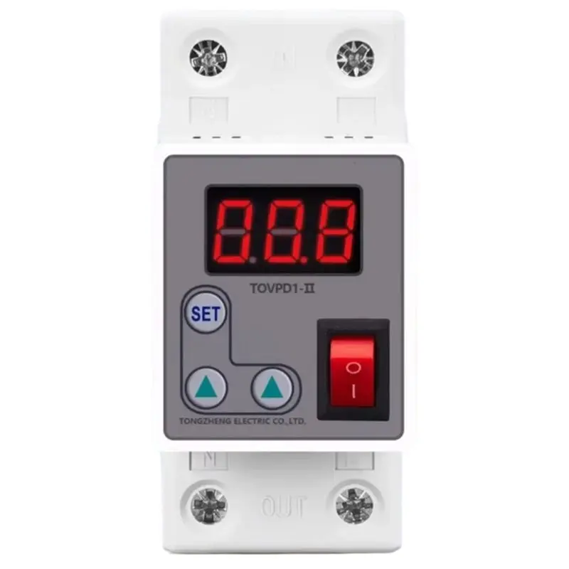 ABLG Adjustable Overcurrent Protective Relay, 230V 1-63A, NEW Type Din Rail Current Limit Monitor& Protective Device