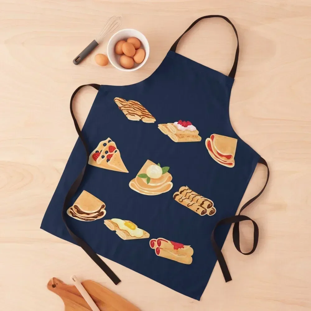 

Assorted Sweet and Savoury Crepes Pack Apron Kitchens For Men Men's Kitchen kitchen girl Apron