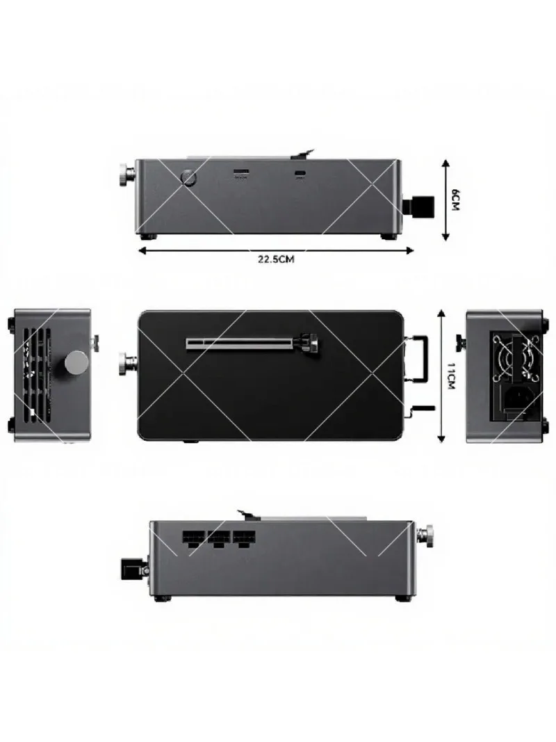 External GPU Docking Station OCuLink USB4 Graphics Card Adapter with 800W PSU for Laptop