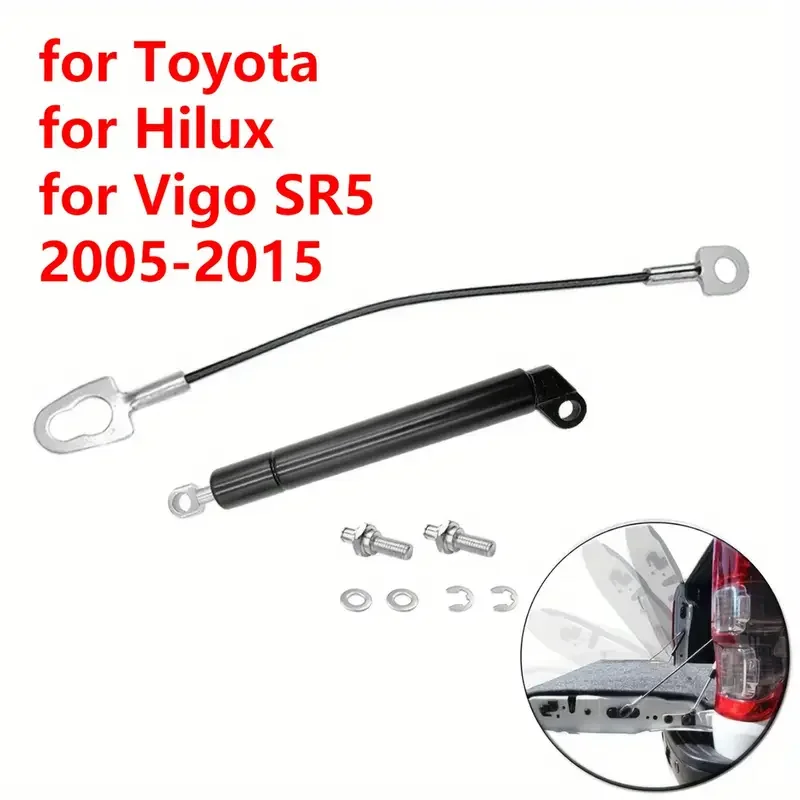 Rear Tail Door Lifting Support Gas Spring With Cable For Toyota For Hilux SR5 Vigo 2005-2015 Gas Spring Strut Lift Support﻿
