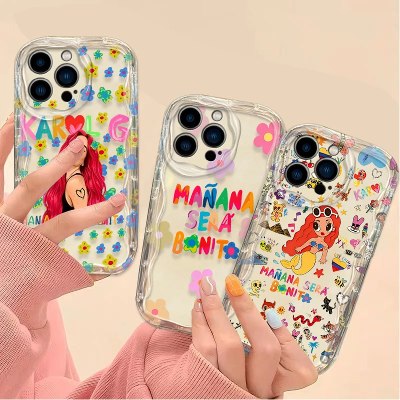 Karol G Manana Sera Bonito Case For iPhone 16 15 14 13 12 11 Pro Max X XR XS 8 7 Plus SE 2020 TPU Soft Silicone Shockproof Etui