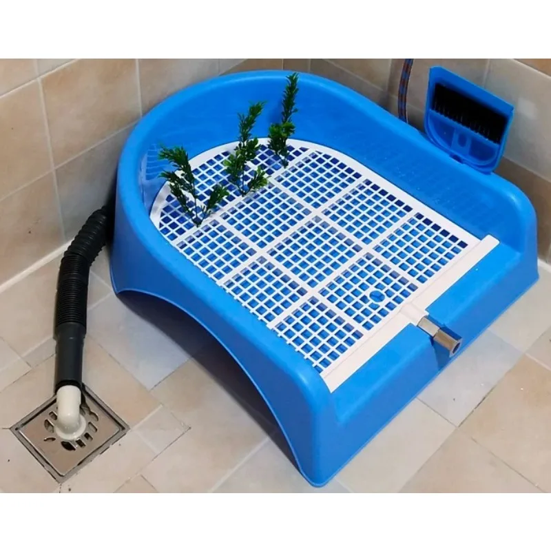 Flush pet toilet Direct connection to sewage system cat and dog toilet to create a sterile home environment