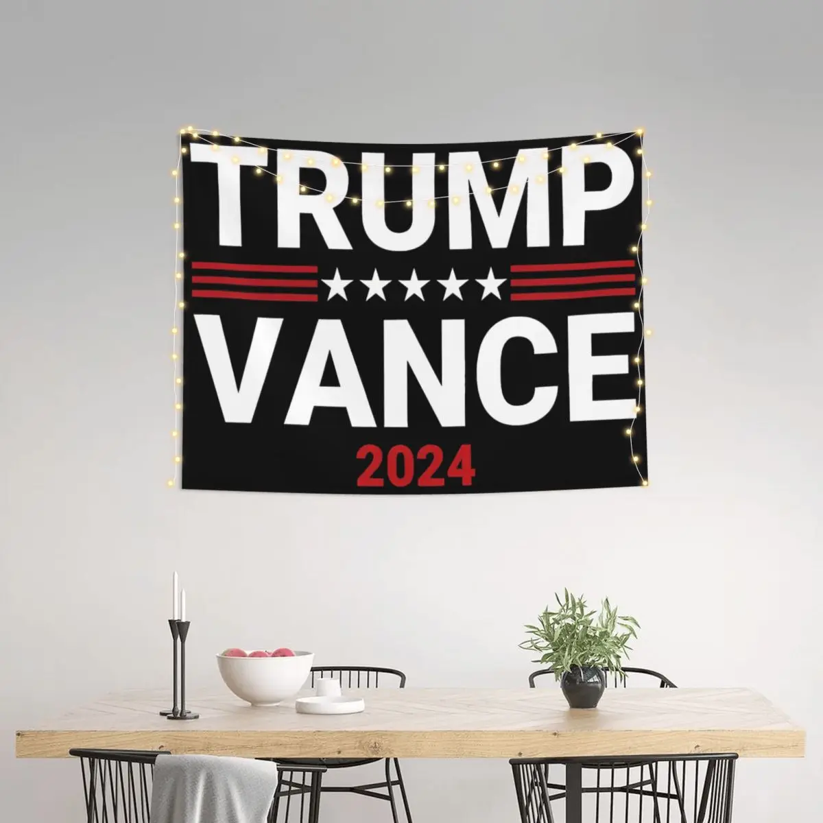 Trump Vance 2024 Election MMGA Tapestry for Bedroom Decorative Tapestries Wall Hanging Decor for Living Room