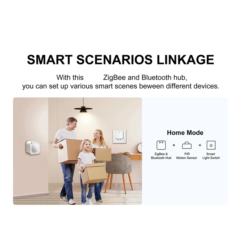 ZIZI NEU Tuya Zigbee Gateway Hub Plug-In Typ Zigbee/Bluetooth Multi-Mode Gateway Bridge für Smart Home Automation