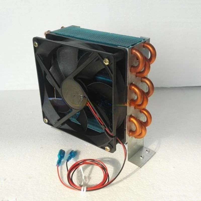 CP3x6x120 Miniatur-Mini-Kondensator, luftgekühlter Kupferrohr-Vinnenheizkörper mit Ventilator, Kühlschrank, Verdampfer