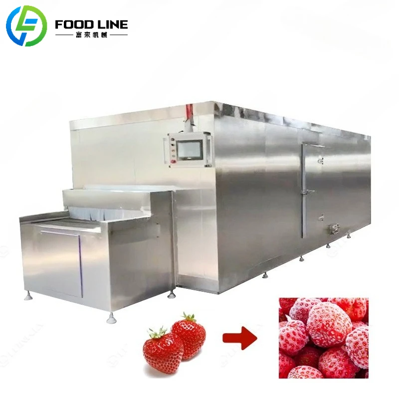 

Commercial Tunnel Freezer Equipment High Speed Freezing System for Large Scale Food Production