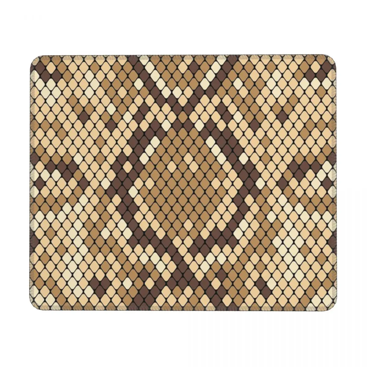 Brown Snake Skin Pattern Mouse Pad Computer Keyboard Mouse Mat Gamer PC Desk Mat Office Accessories Table Mats