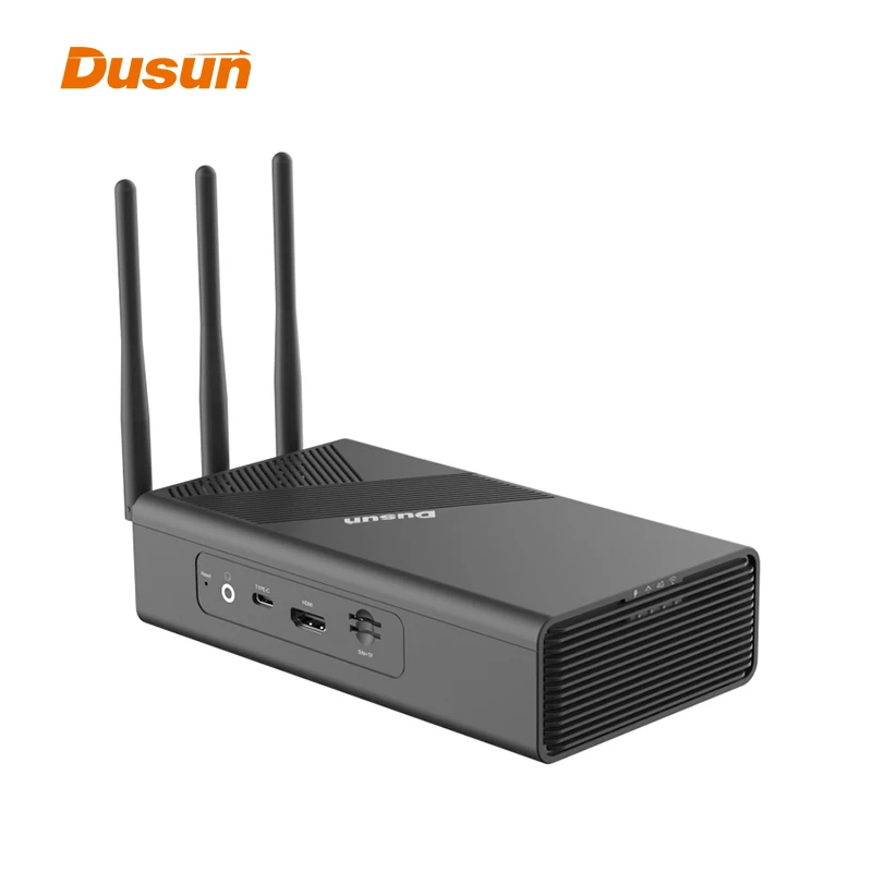 DUSUN Pi 4 Multi Protocol Matter LoraWan Gateway 4G Lte Home Automation Zigbee Ble Wifi Gateway