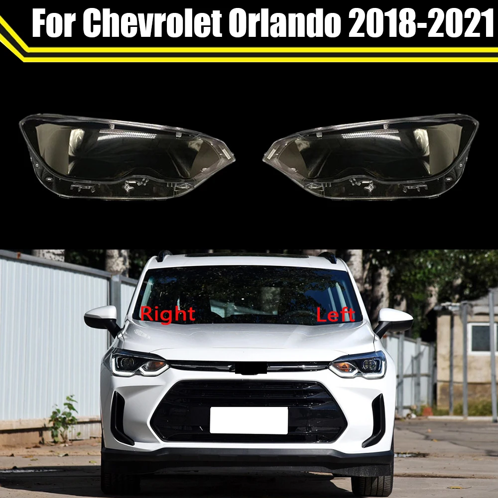 

Car Headlight Cover For Chevrolet Orlando 2018-2021 Headlamp Lampshade Lampcover Head Lamp Light Covers Clear Lens Shell