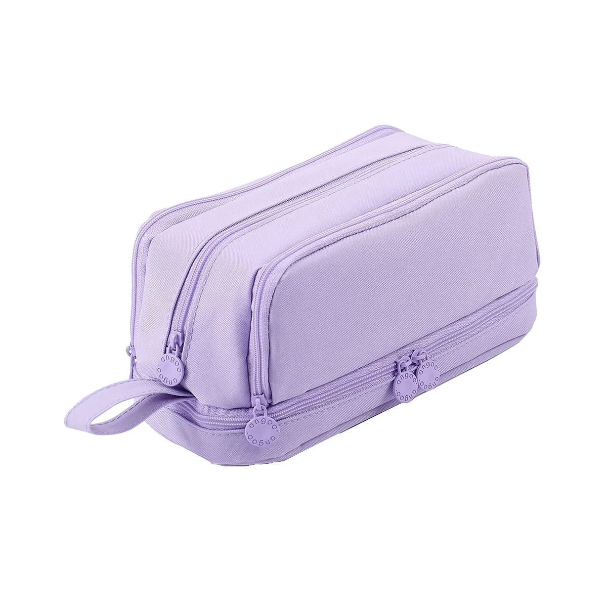 Large Capacity Pencil Case Pencil Pouch Pen Bag Organized Cute Pen Case for School Stationery and Travel,Purple