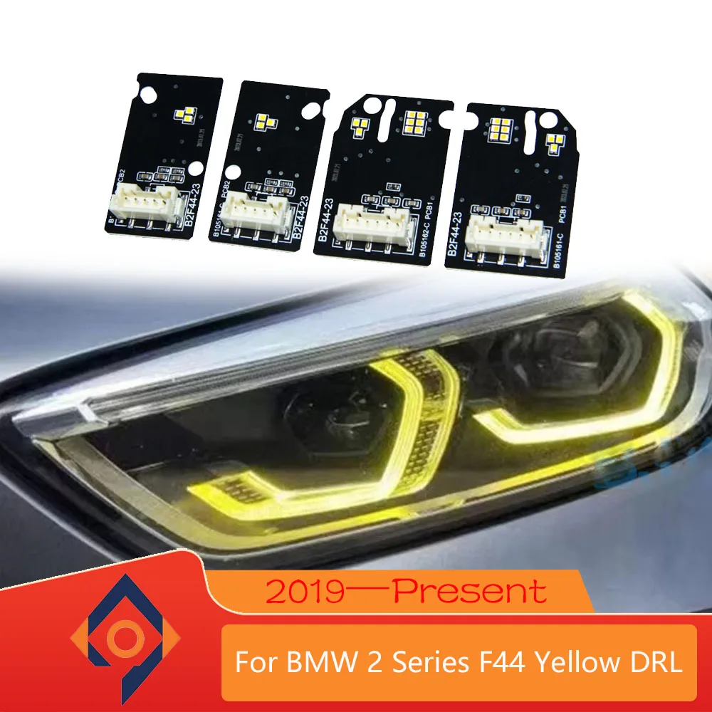 Car Yellow DRL Chip For BMW 1 Series 2 Series F40 F44 Lemon Golden Eye Headlight LED Daytime Running Light Module Plug And Play