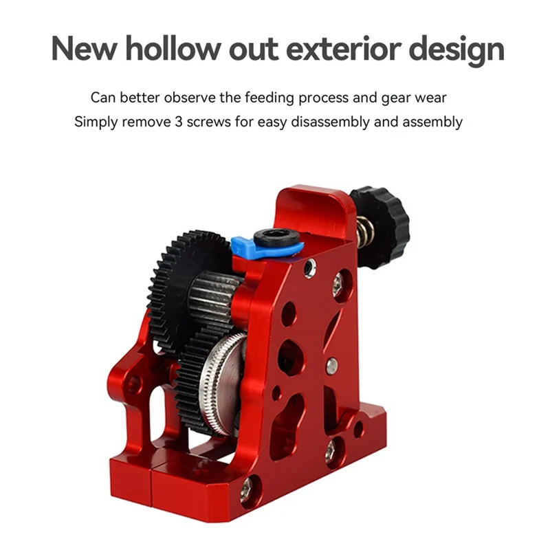 A19E-For CR10 أندر 3 CR6 VORON HGX LITE الطارد المزدوج والعتاد الطارد الصلب تخفيض موتور تروس أجزاء طابعة ثلاثية الأبعاد