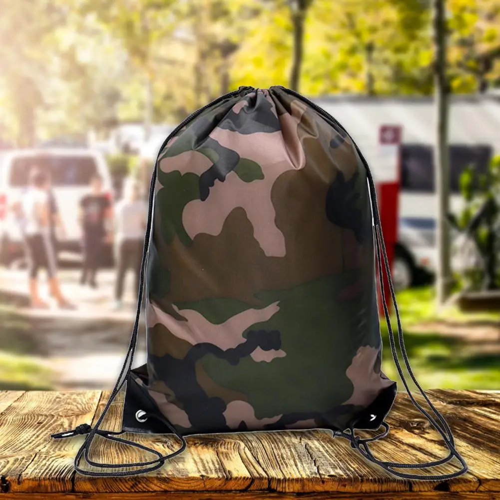 Storage Backpack Camouflage Lightweight Backpack Storage Bag Breathable Environmentally Friendly Backpack Bag for Travel