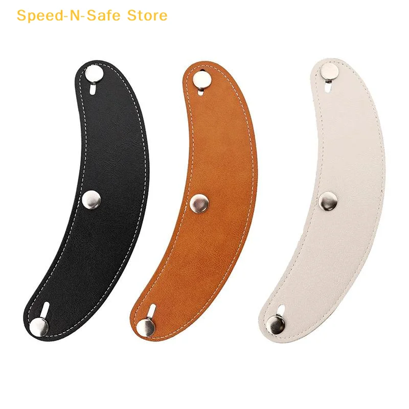 Retro 3 Pin Leather Motorcycle Helmet Brim Removable Sun Protection Visor for Long Distance Riding - view 2