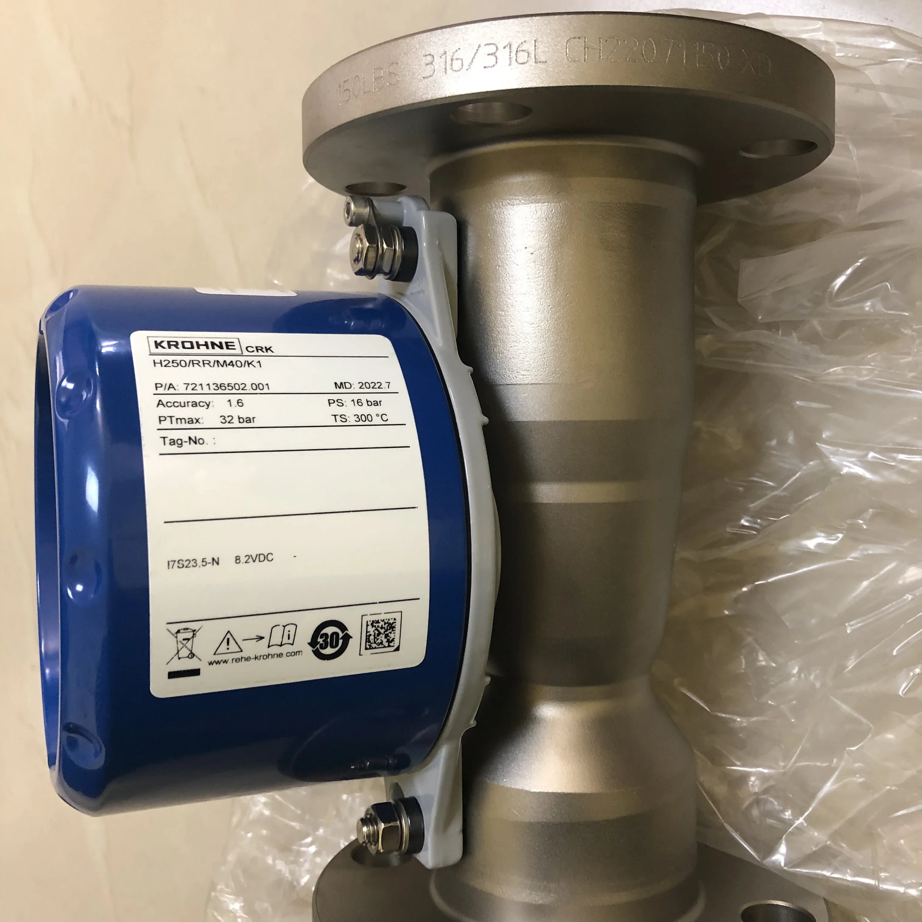 Original Krohne H250 m40 flowmeter H250/RR/M40/K1 Rotameter For Liquid