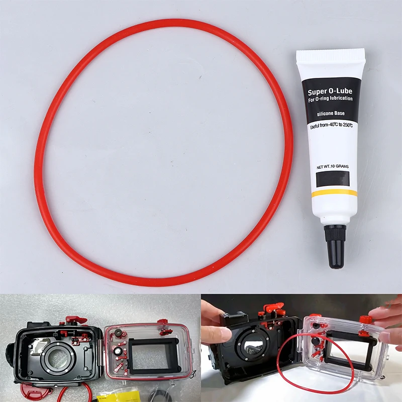 Underwater Photography Camera Waterproof Housing Diving Sealing Ring TG5/6 Silicone O Ring Seal Gasket Accessories PT-058 059