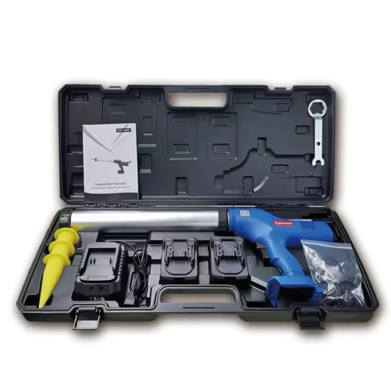 

Professional 18V Battery Cordless Electric Adhesive Glue Gun Portable Industrial Cartridge Caulking Gun for Car Care Home