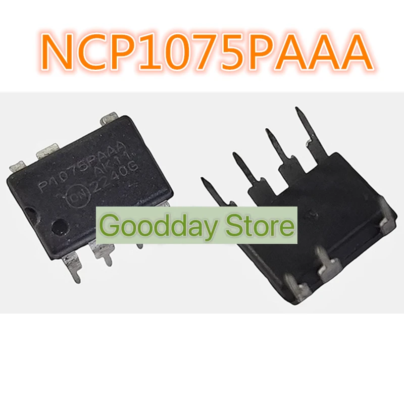 NCP1075PAAA NCP1075 silk screen P1075PAAA DIP7 power management chip