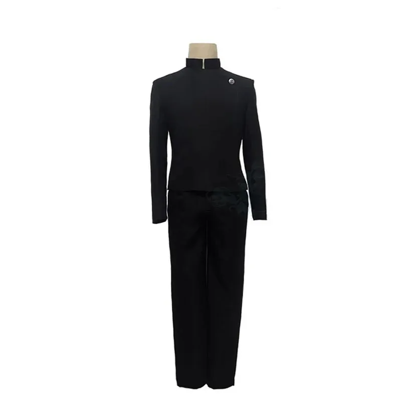 Аниме Jujutsu Kaisen 2 Satoru Gojo Косплей Костюм Satoru Gojo Geto Suguru Черный Синий Униформа Парик Очки Мужской Костюм на Хэллоуин